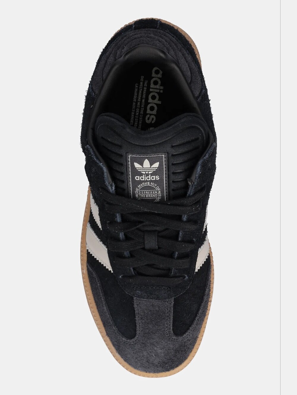 ADIDAS Originals Samba XLG Black Suede Leather Sneakers JS3825 Shoes Mens SZ 10 - Picture 3 of 4